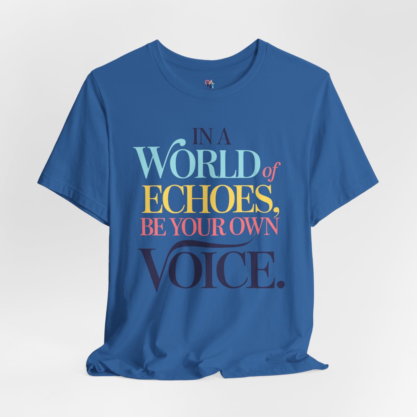 Be Your Own Voice Tee – Inspirational Unisex T-Shirt for Creatives | Motivational Apparel