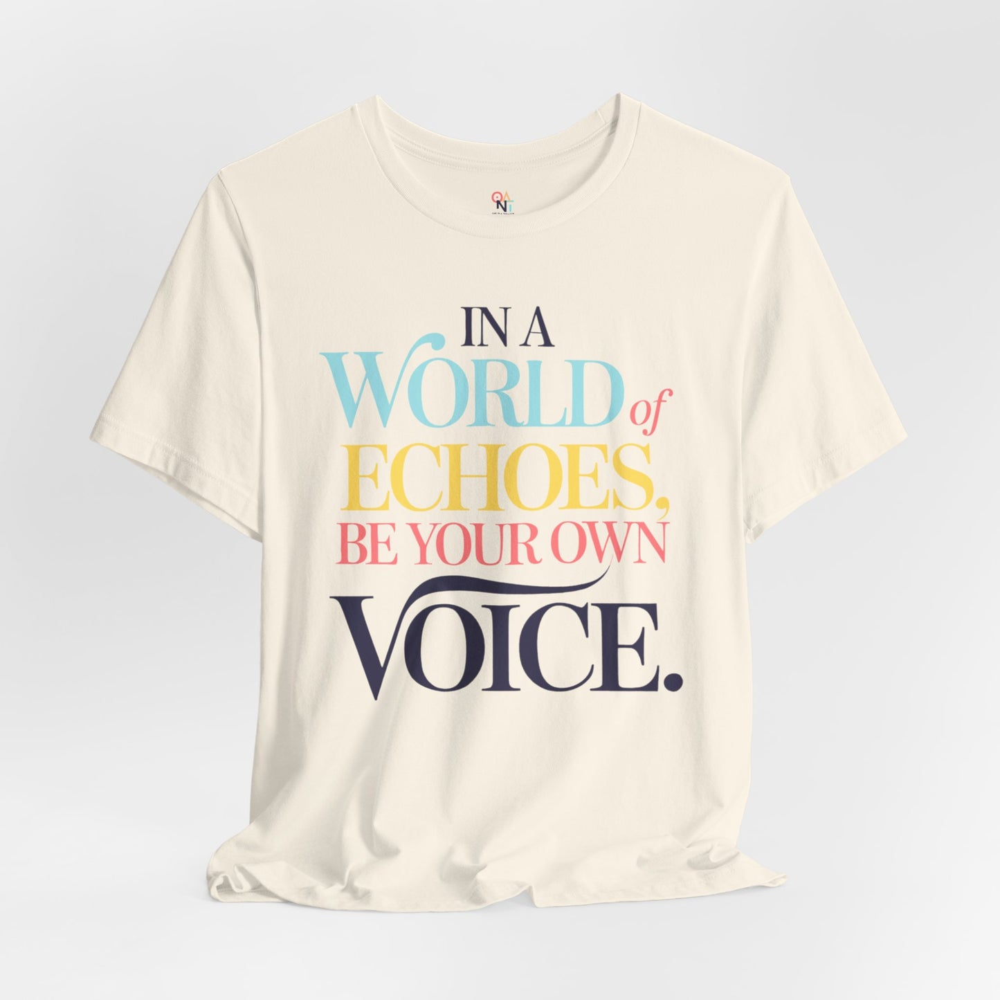 Be Your Own Voice Tee – Inspirational Unisex T-Shirt for Creatives | Motivational Apparel