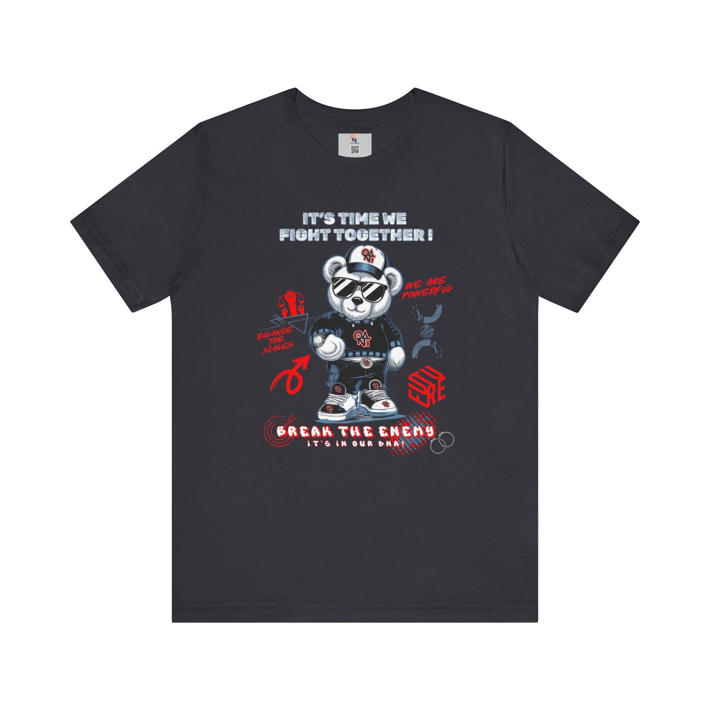 ONAT "It’s Time To Fight Together" Bear Graphic Tee