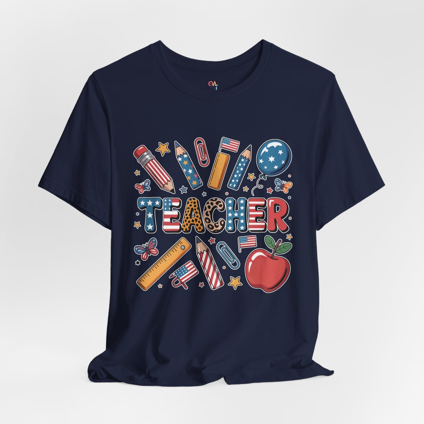4th of July Teacher Tee - Festive Picnic Scene | Back to School & Teacher Appreciation