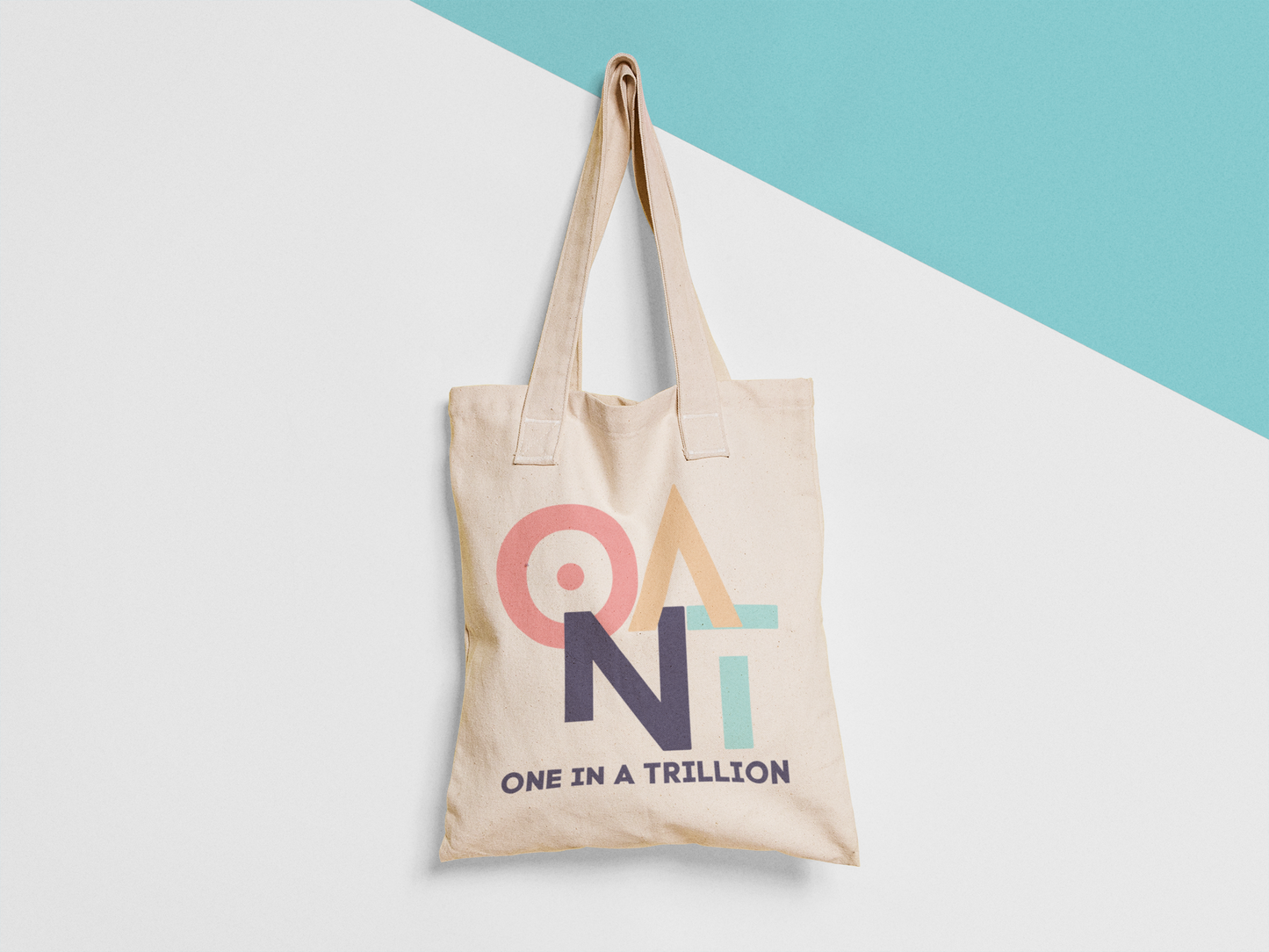 Stylish Cotton Canvas Tote Bag – “One in a Trillion” Design | ONAT Wear  Wear Love. Share Kindness. Be One In A Trillion.