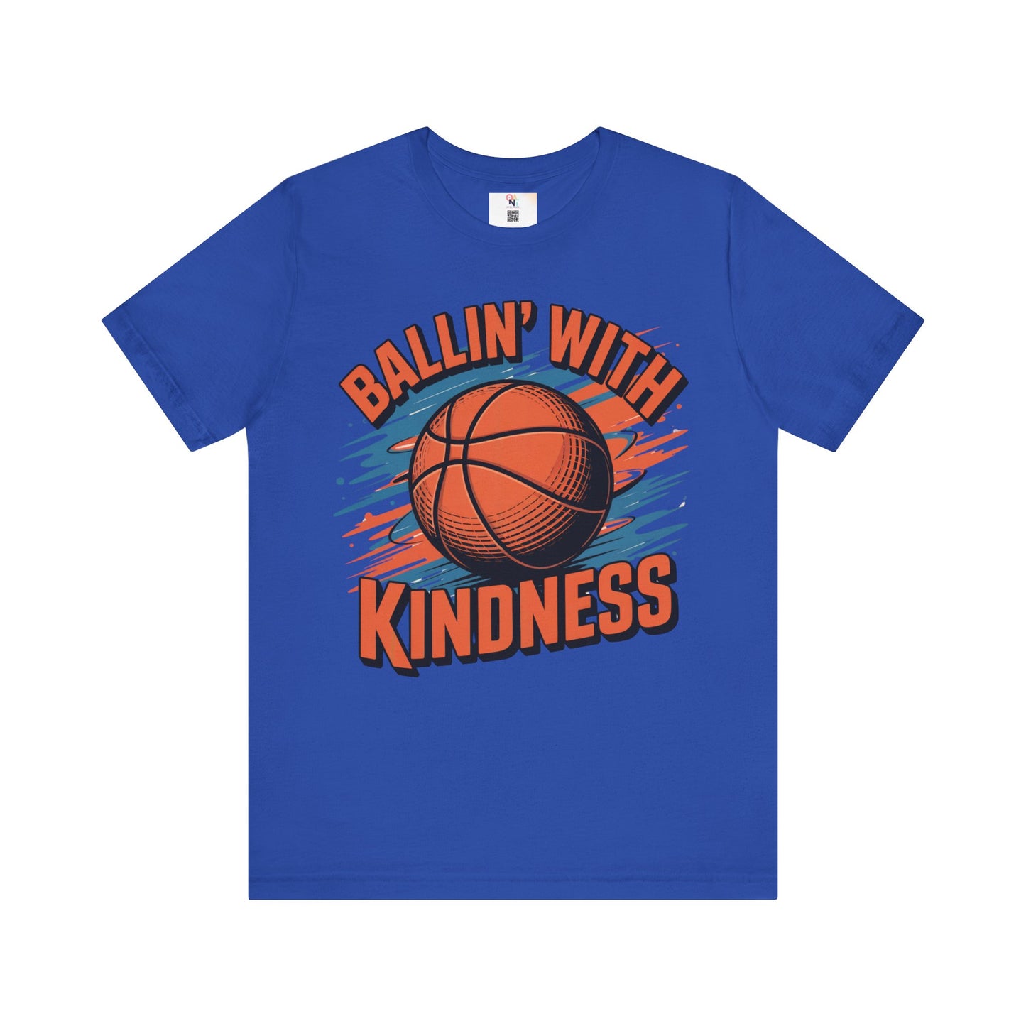 Ballin' with Kindness Unisex T-Shirt, Motivational Basketball Tee