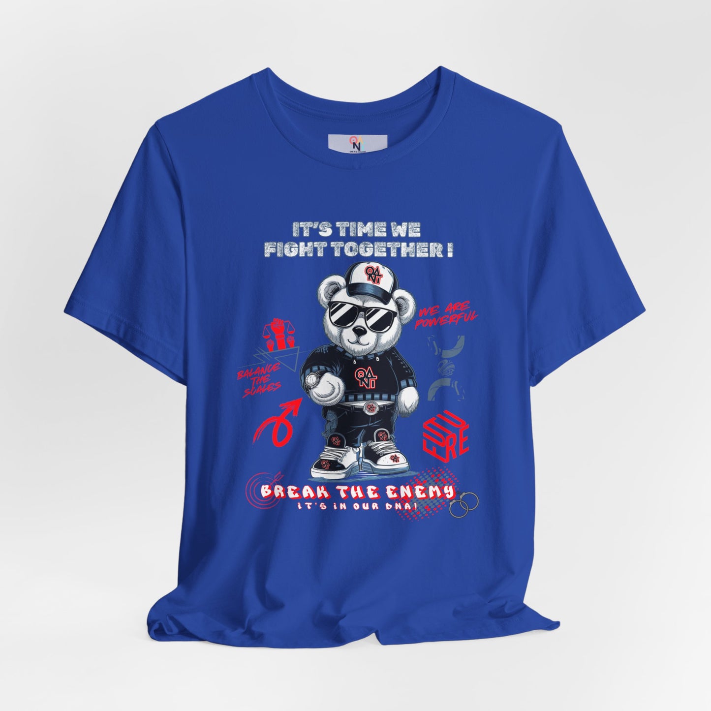 ONAT "It’s Time To Fight Together" Bear Graphic Tee