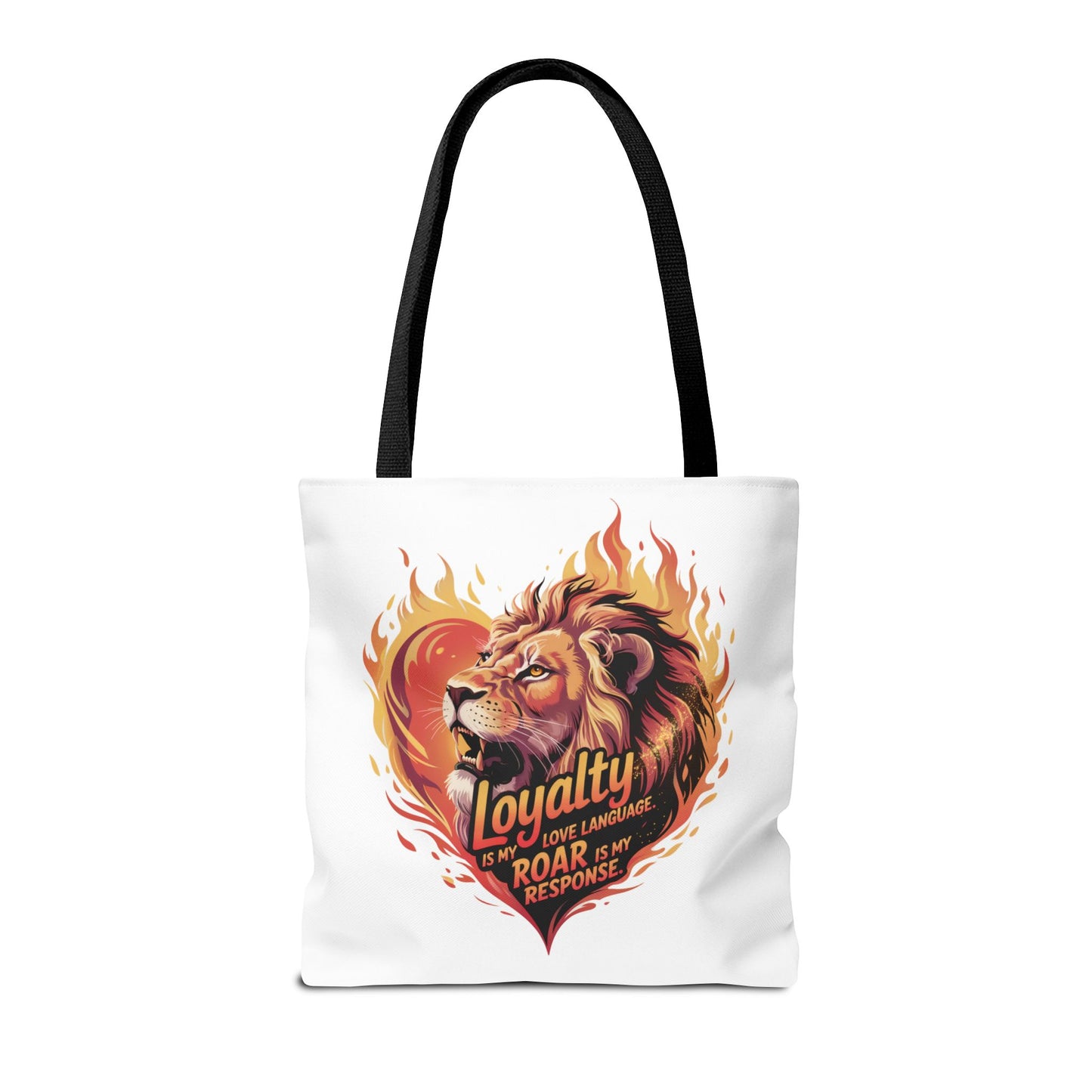 Leo Gift Set – “Loyalty Is My Love Language. Roar Is My Response.” T-Shirt, Mug, Tumbler & Tote for Leos