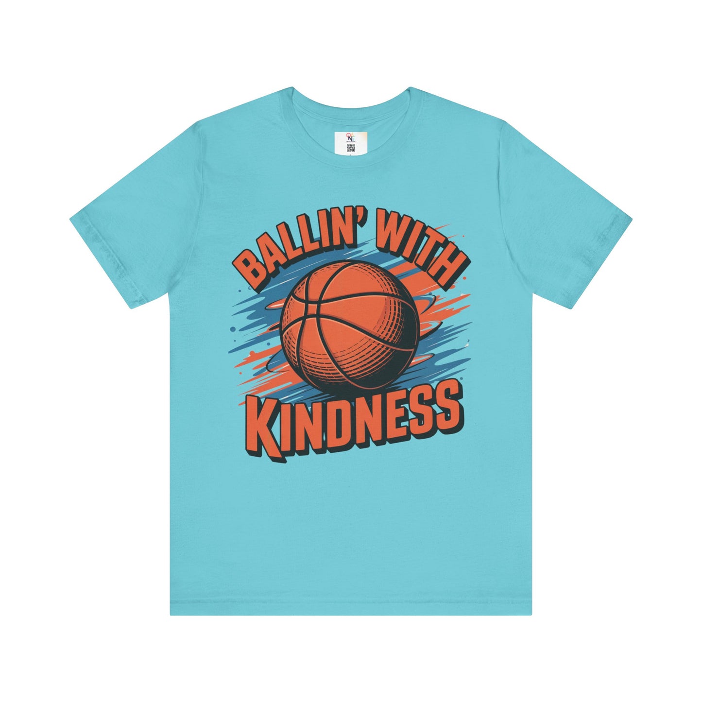Ballin' with Kindness Unisex T-Shirt, Motivational Basketball Tee