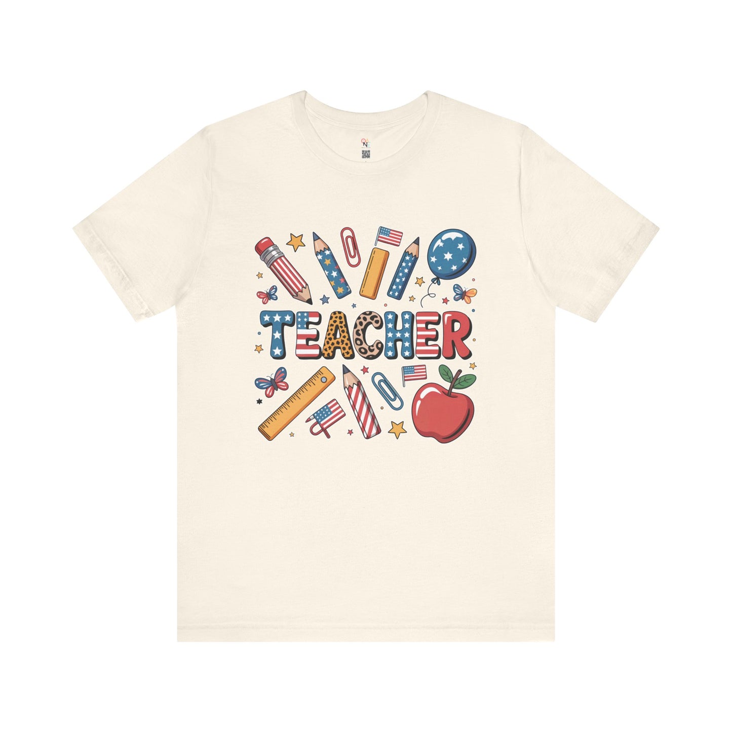 4th of July Teacher Tee - Festive Picnic Scene | Back to School & Teacher Appreciation