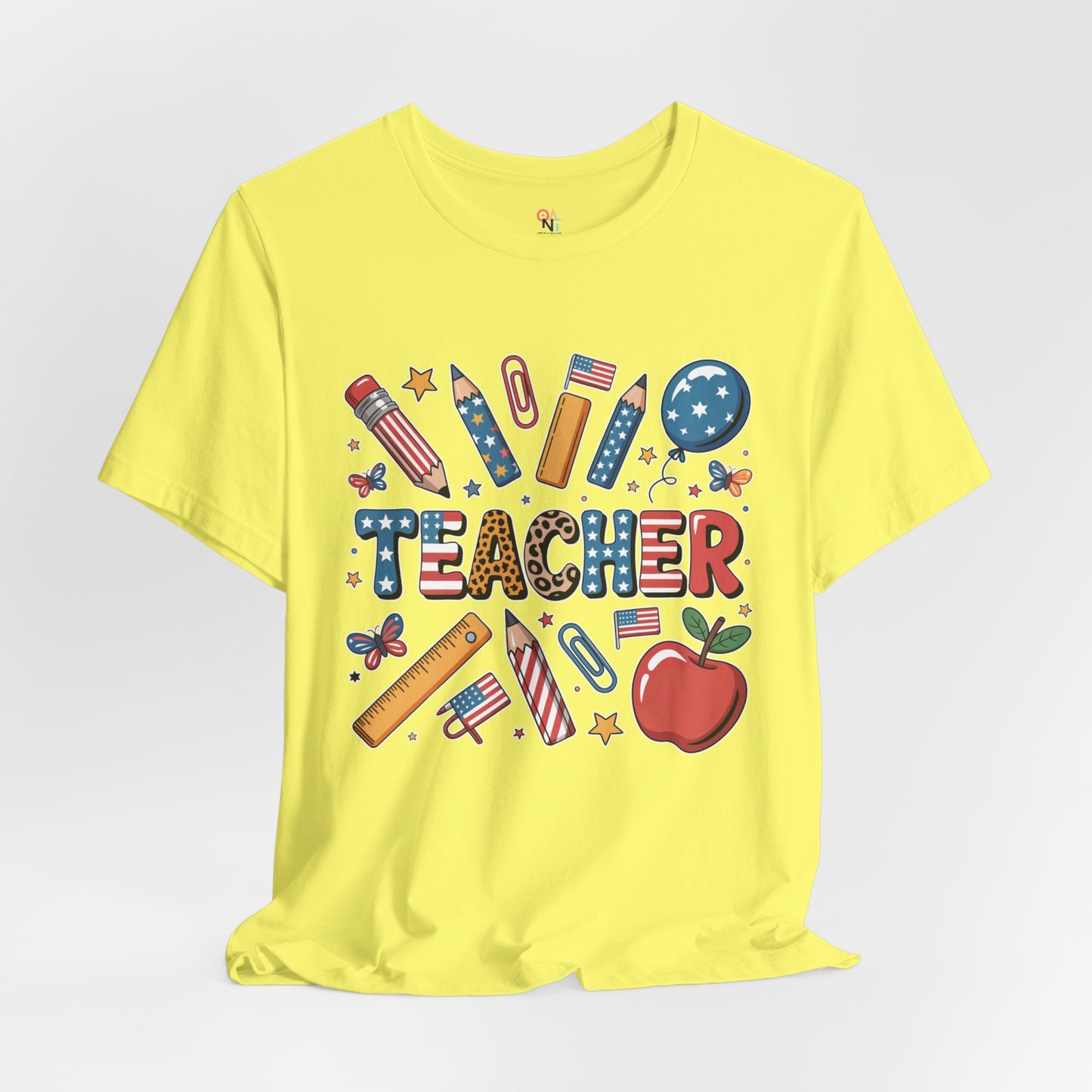 4th of July Teacher Tee - Festive Picnic Scene | Back to School & Teacher Appreciation