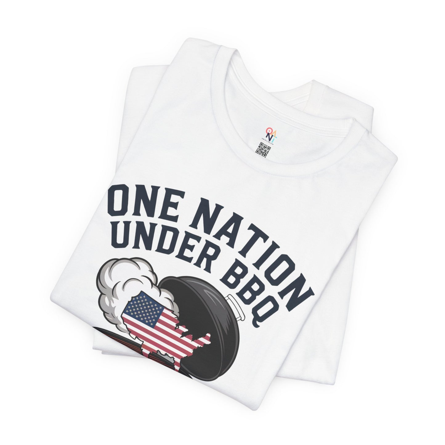 One Nation Under BBQ T-Shirt – Patriotic Cookout Tee for 4th of July & Summer Grilling