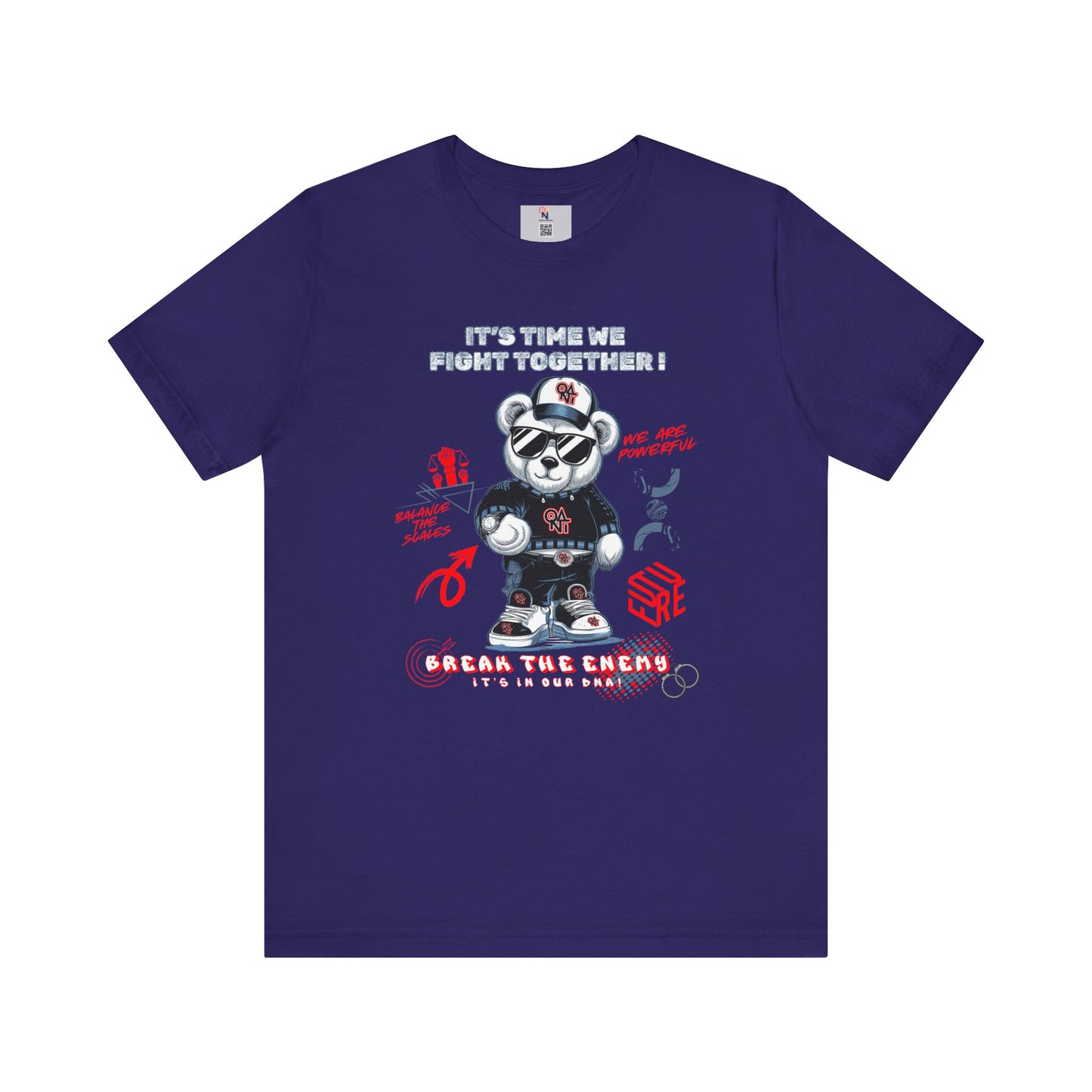 ONAT "It’s Time To Fight Together" Bear Graphic Tee
