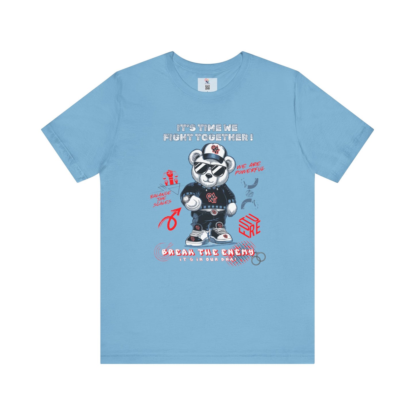 ONAT "It’s Time To Fight Together" Bear Graphic Tee