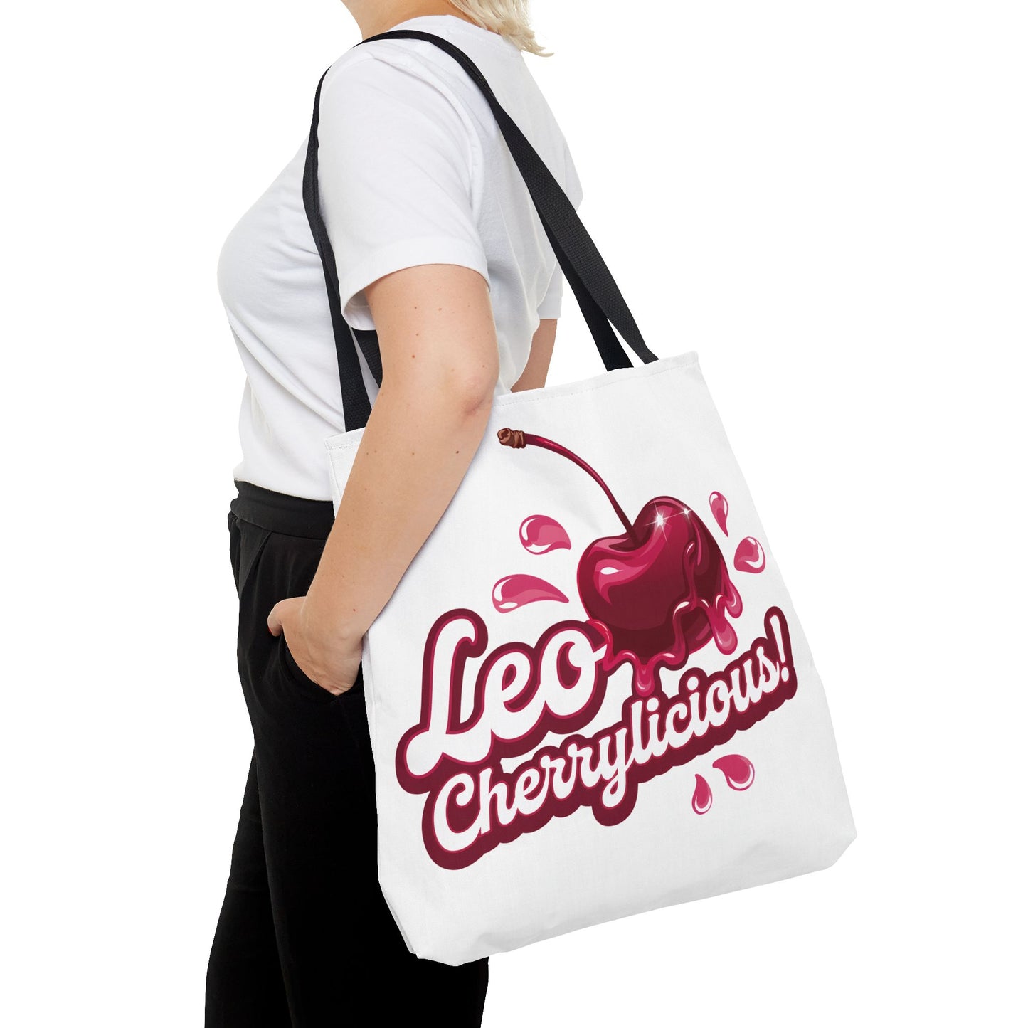 Leo Cherrylicious! – Retro Leo T-Shirt, Mug, Tote & Tumbler | Juicy Zodiac Gift Collection | ONATwear