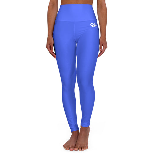 Yoga Leggings - Electric Blue Activewear for Bold Self-Expression