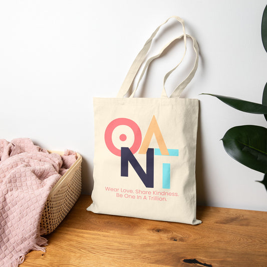 Stylish Cotton Canvas Tote Bag – “One in a Trillion” Design | ONAT Wear  Wear Love. Share Kindness. Be One In A Trillion.