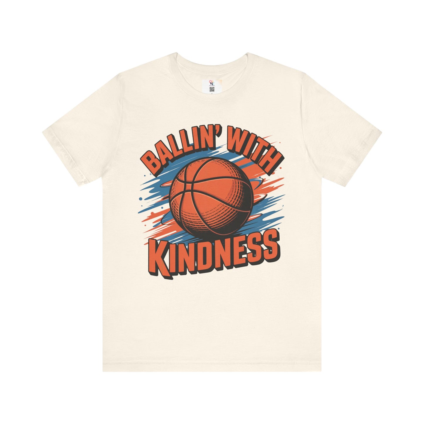 Ballin' with Kindness Unisex T-Shirt, Motivational Basketball Tee
