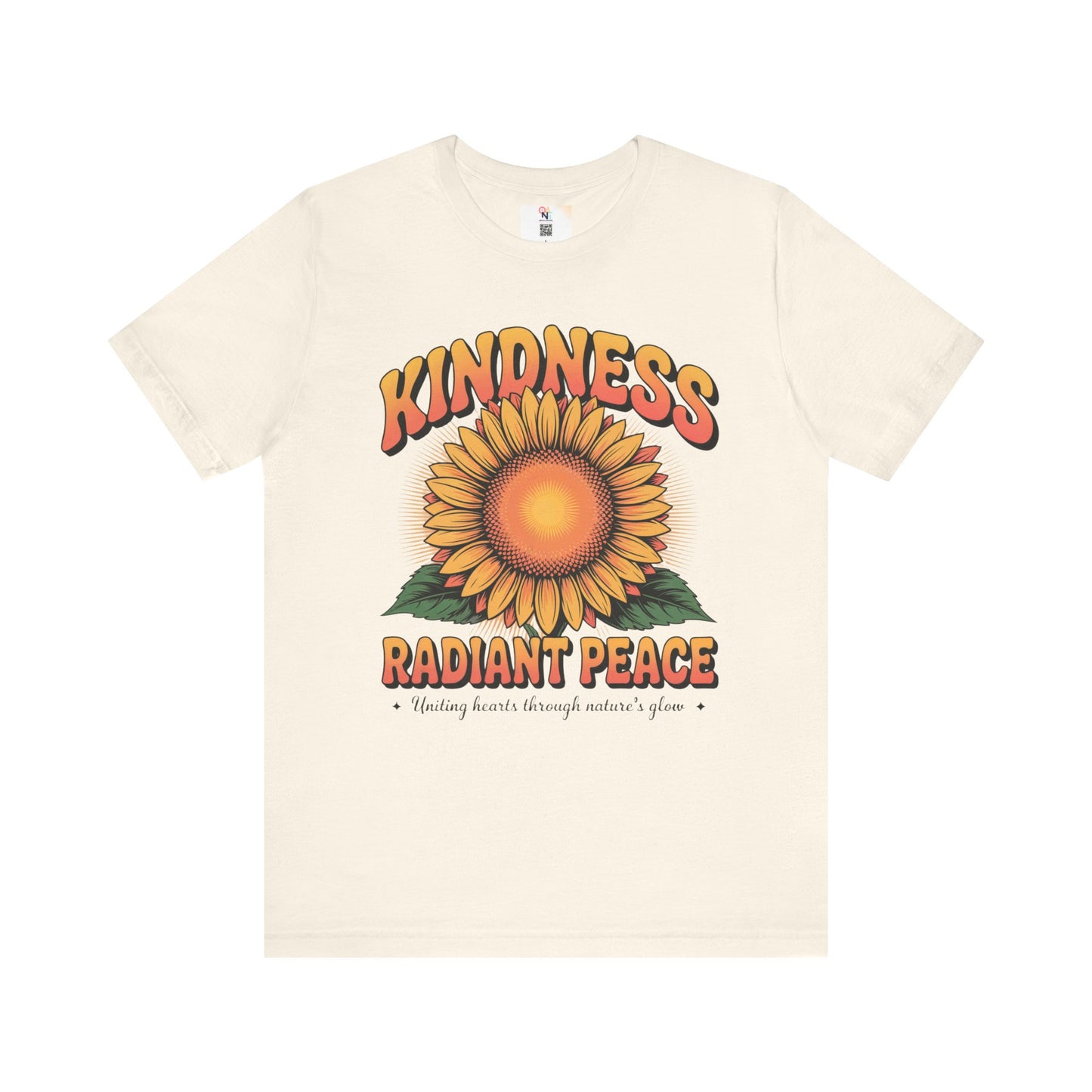 Kindness Radiant Peace Sunflower Tee