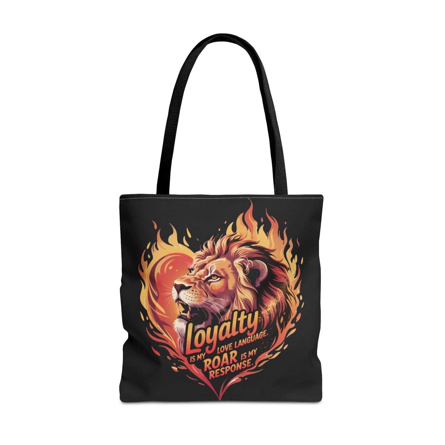 Leo Gift Set – “Loyalty Is My Love Language. Roar Is My Response.” T-Shirt, Mug, Tumbler & Tote for Leos