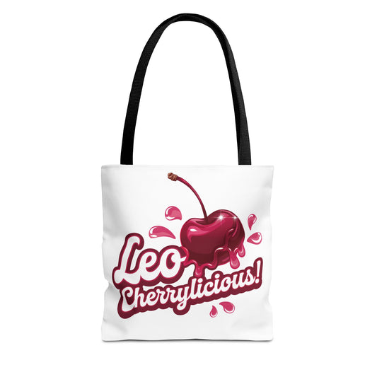 Leo Cherrylicious! – Retro Leo T-Shirt, Mug, Tote & Tumbler | Juicy Zodiac Gift Collection | ONATwear