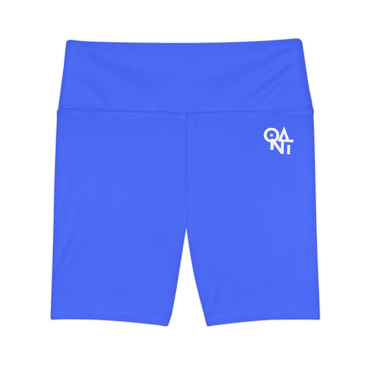 Women's Activewear Shorts - Electric Blue Charging Workout Gear | ONAT Wear