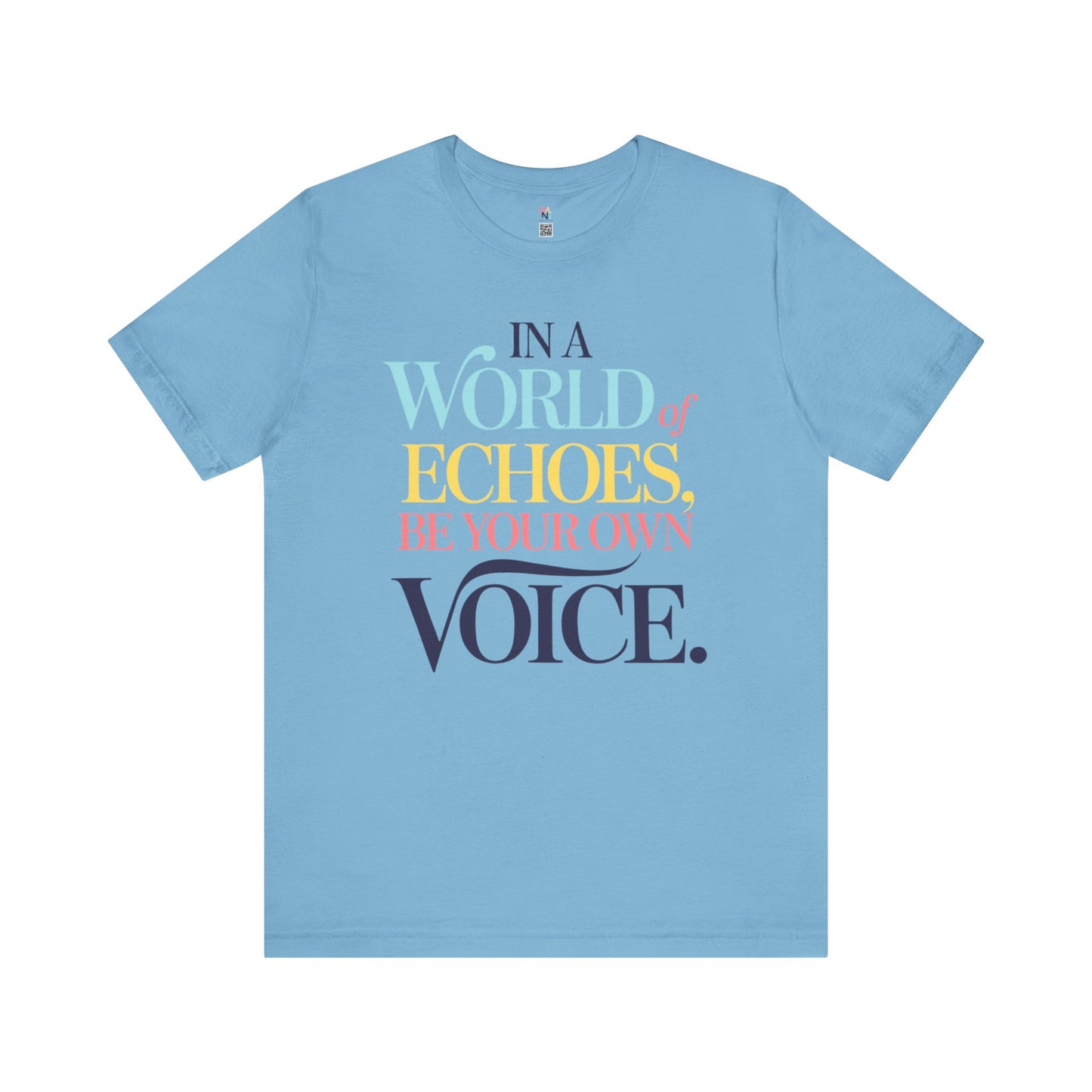 Be Your Own Voice Tee – Inspirational Unisex T-Shirt for Creatives | Motivational Apparel
