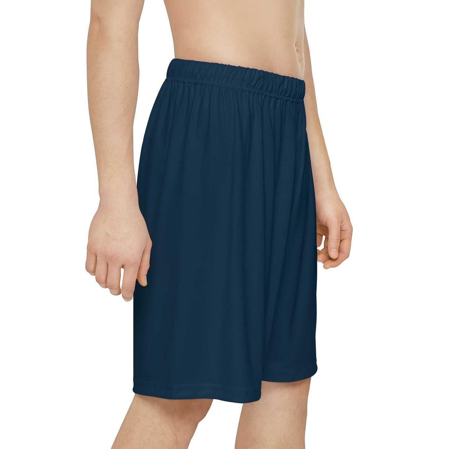 Men’s Sports Shorts-One In A Trillion | Midnight Navy, Blue Calm & Coral Love Apparel Collection – Unisex, Mix & Match