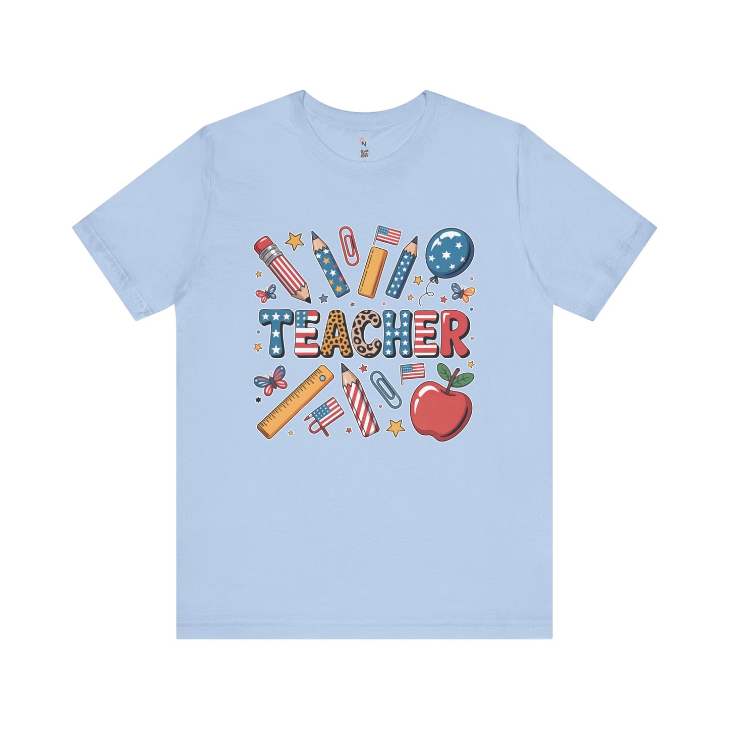 4th of July Teacher Tee - Festive Picnic Scene | Back to School & Teacher Appreciation