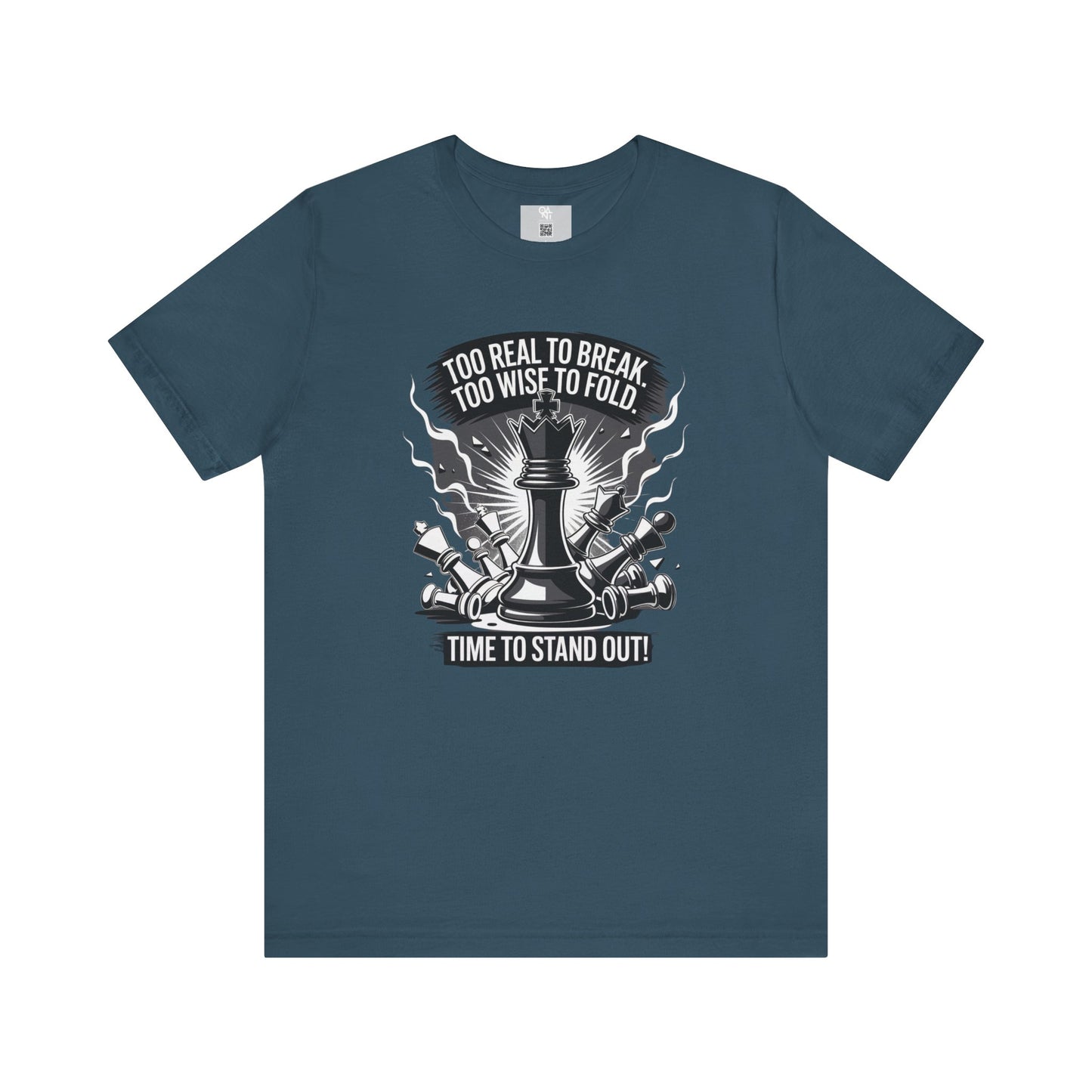 Too Real to Break Chess T-Shirt – Unisex Bold Wisdom Tee