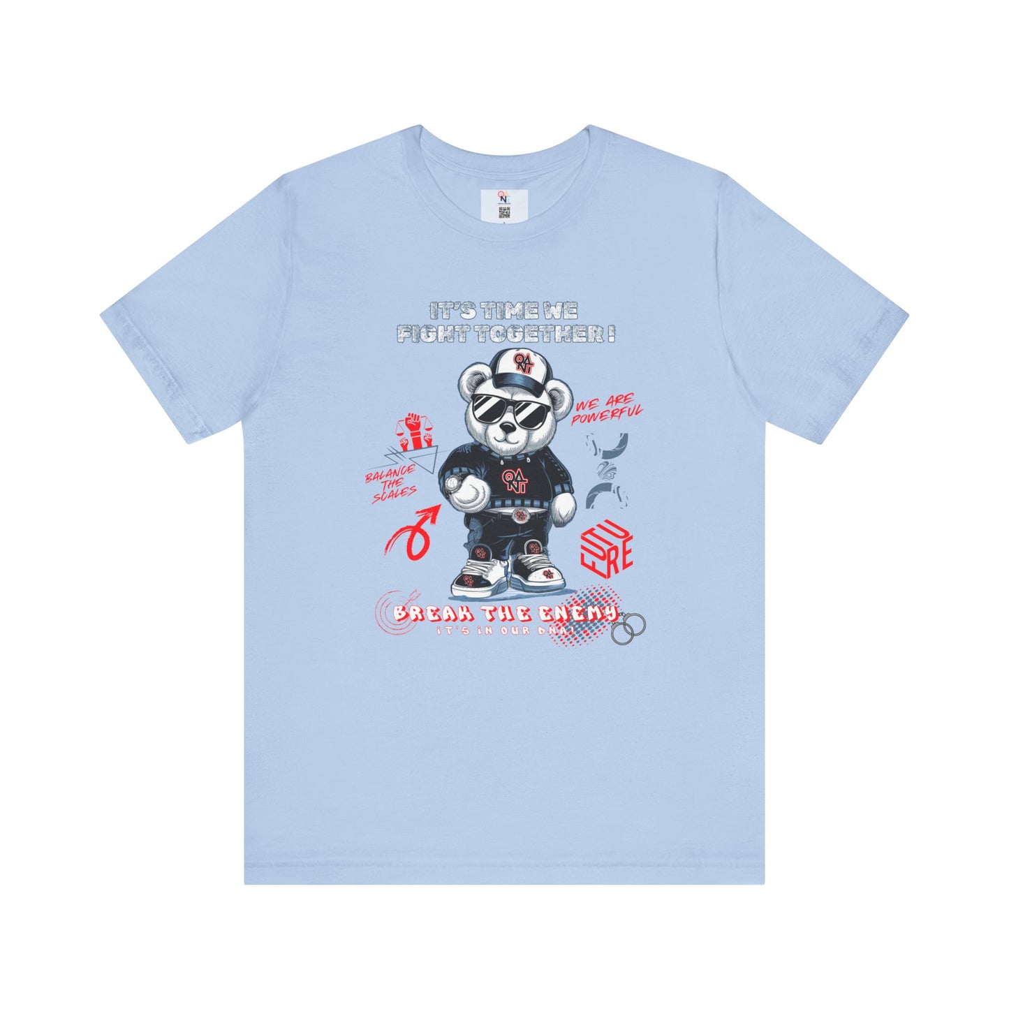 ONAT "It’s Time To Fight Together" Bear Graphic Tee