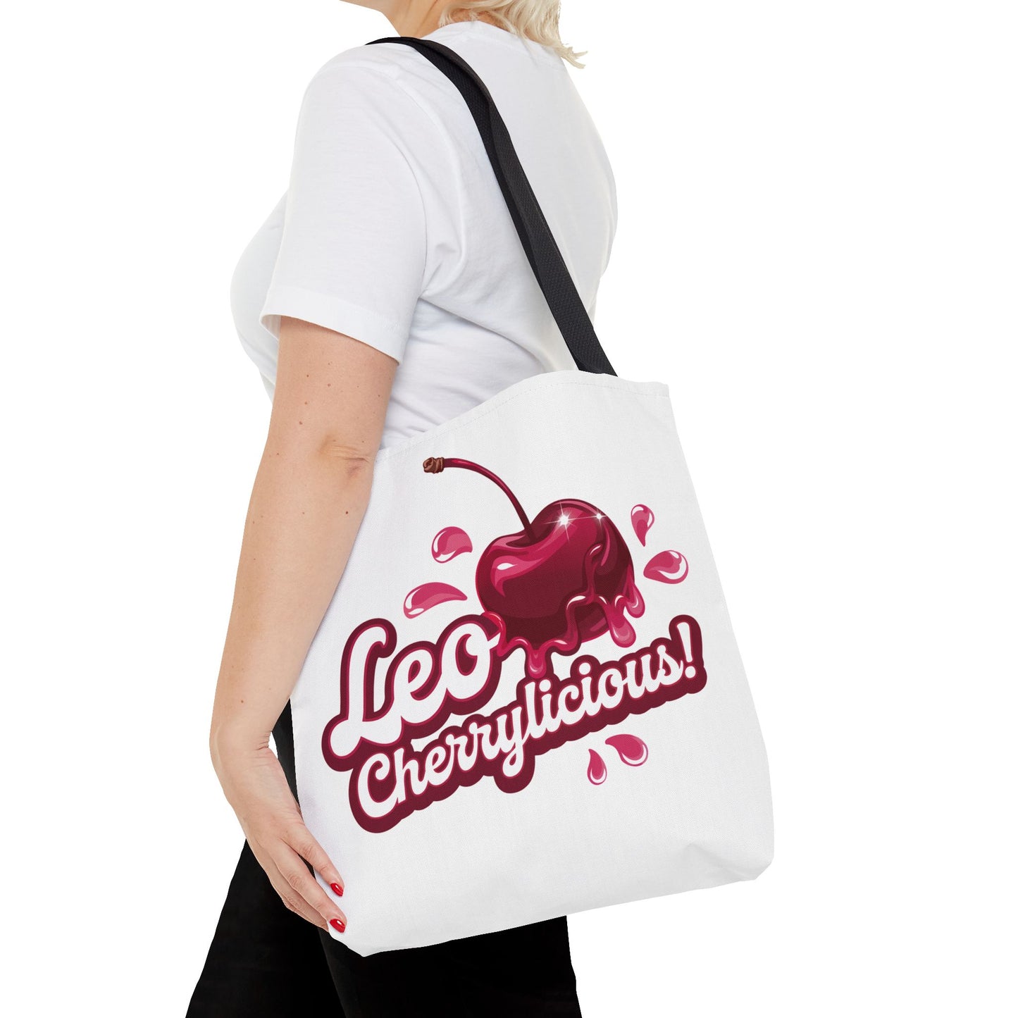 Leo Cherrylicious! – Retro Leo T-Shirt, Mug, Tote & Tumbler | Juicy Zodiac Gift Collection | ONATwear