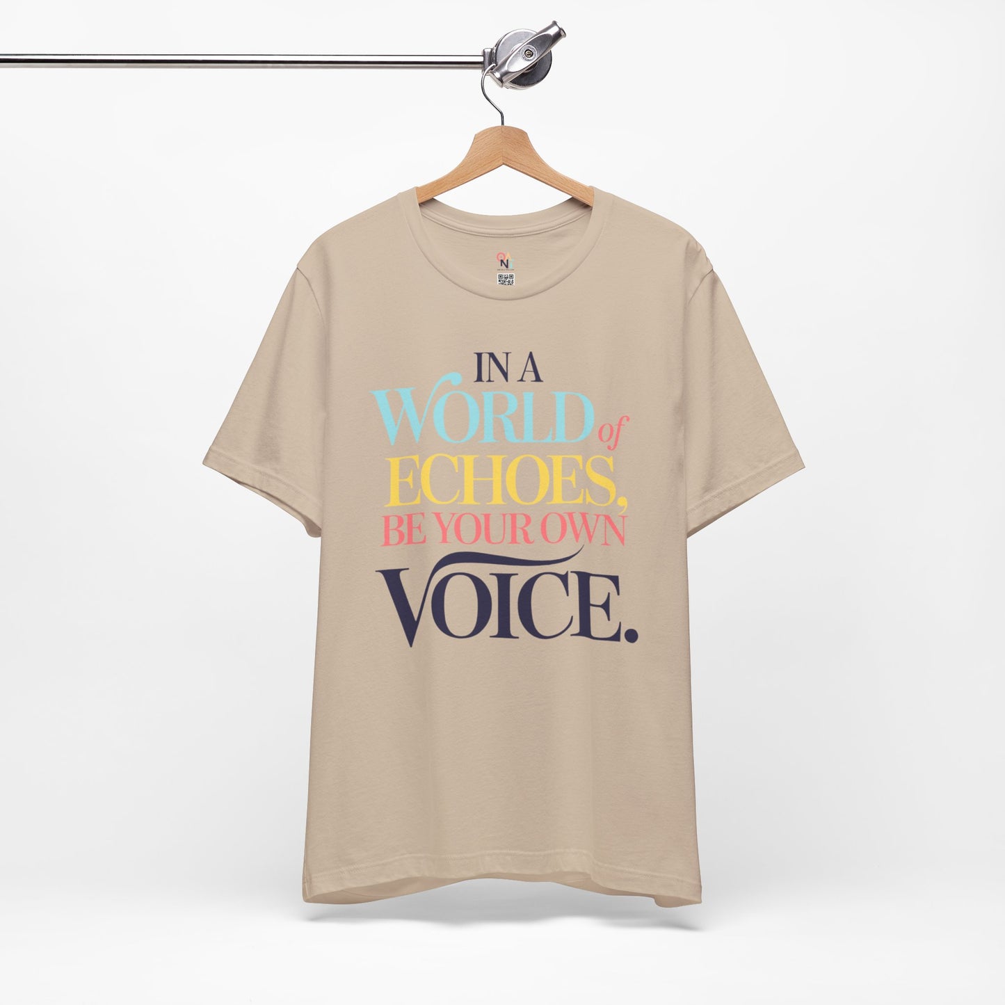 Be Your Own Voice Tee – Inspirational Unisex T-Shirt for Creatives | Motivational Apparel