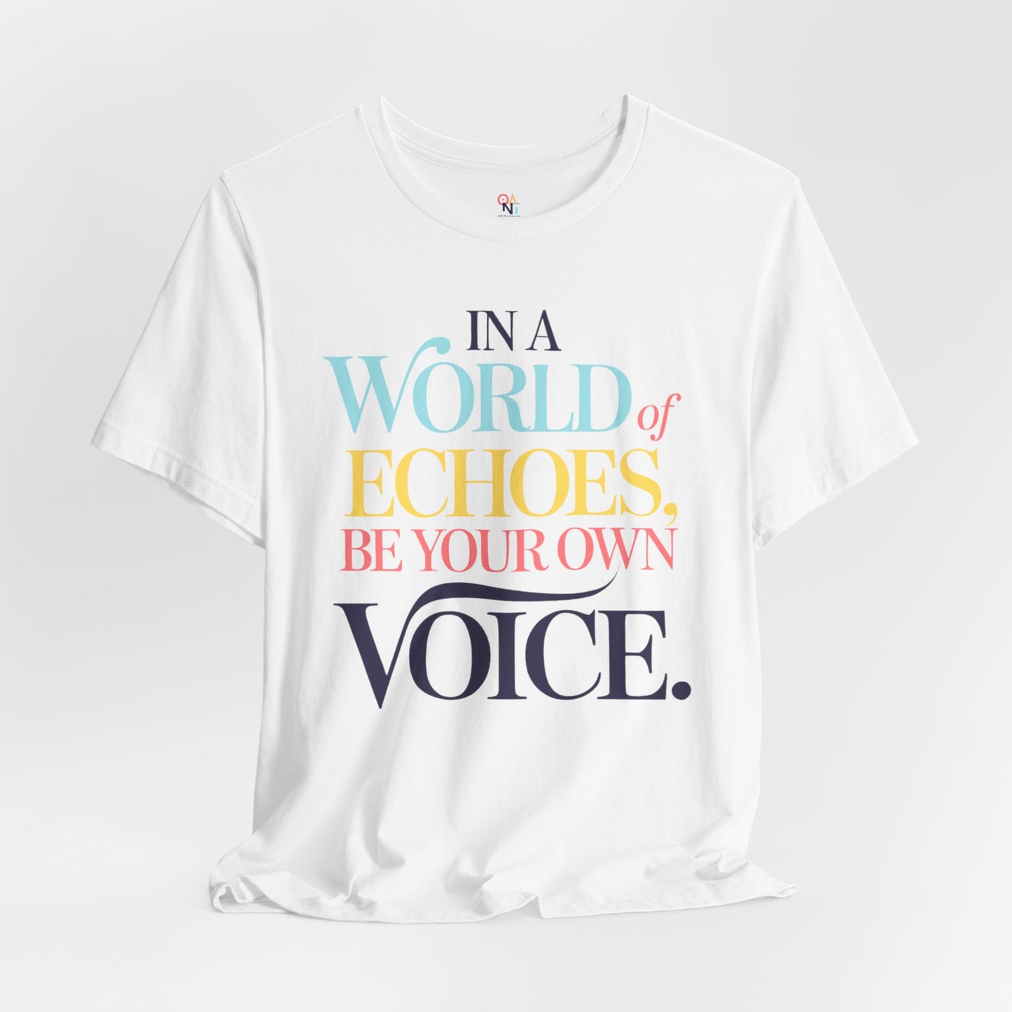 Be Your Own Voice Tee – Inspirational Unisex T-Shirt for Creatives | Motivational Apparel