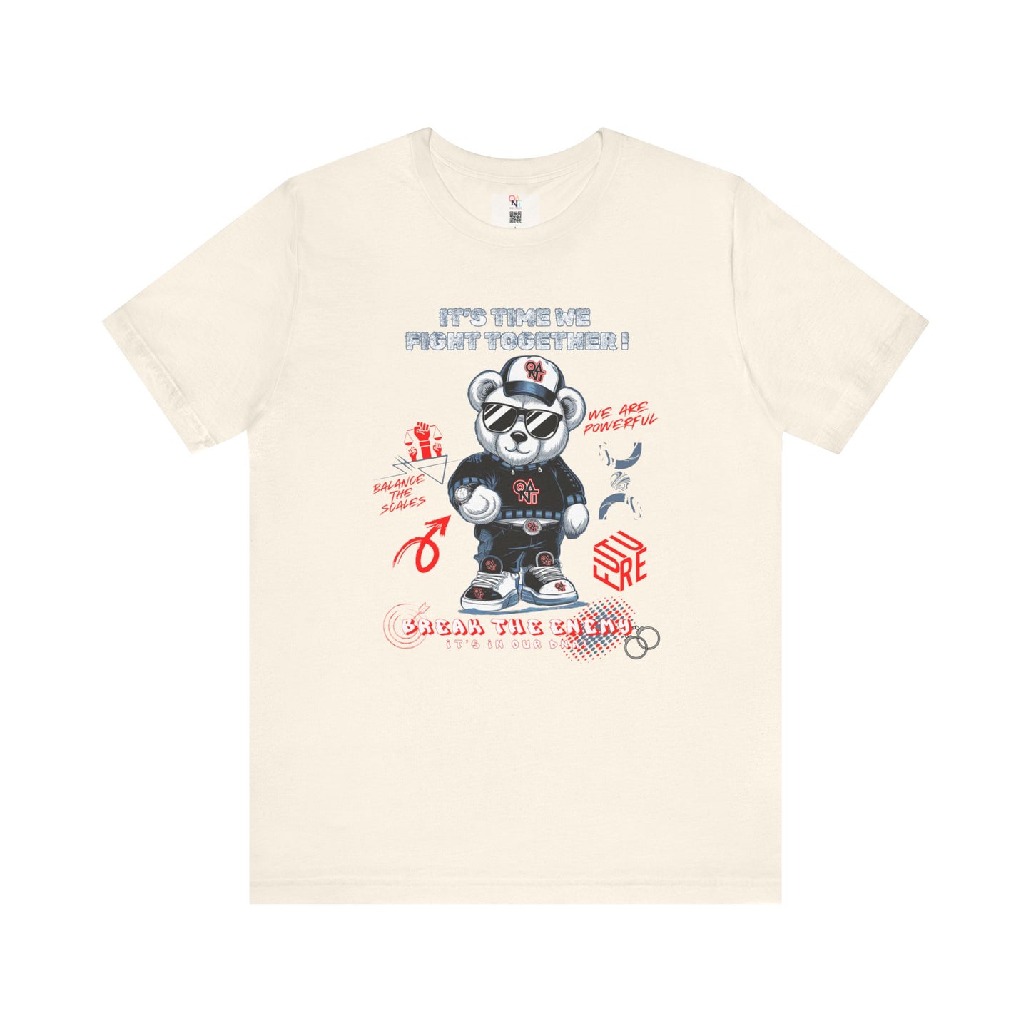 ONAT "It’s Time To Fight Together" Bear Graphic Tee